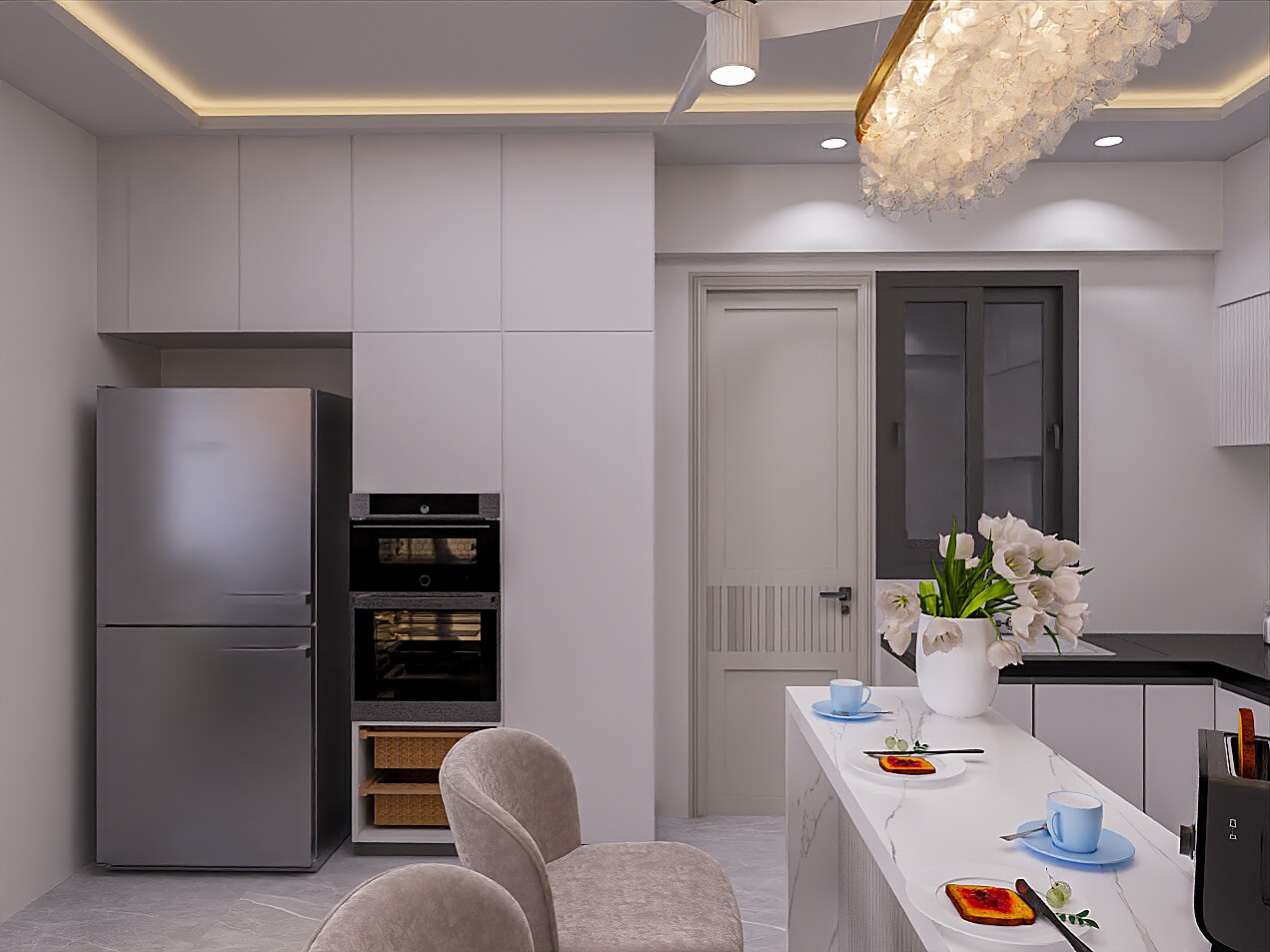 Contemporary Living & Modular Kitchen — image 6