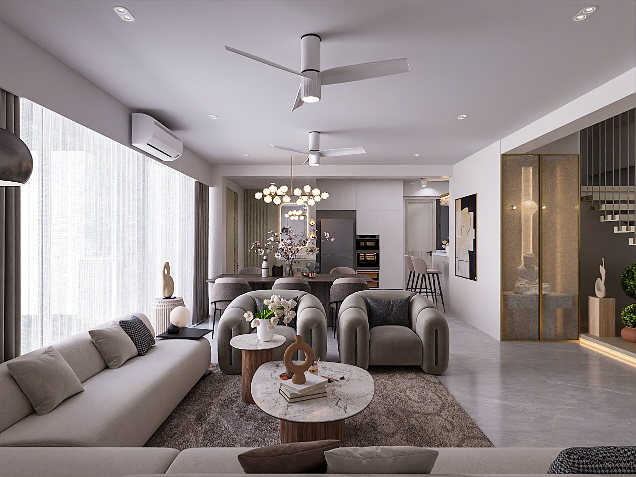 Contemporary Living & Modular Kitchen — image 7